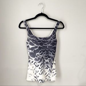 Lululemon Gray Ombré Printed Tank